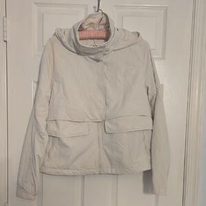 lululemon athletica Light Cream Hooded Utility Jacket